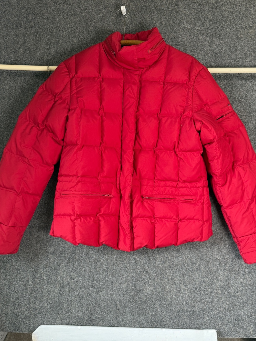 Tommy Hilfiger Jeans Red Down Puffer Down Jacket Women’s XL